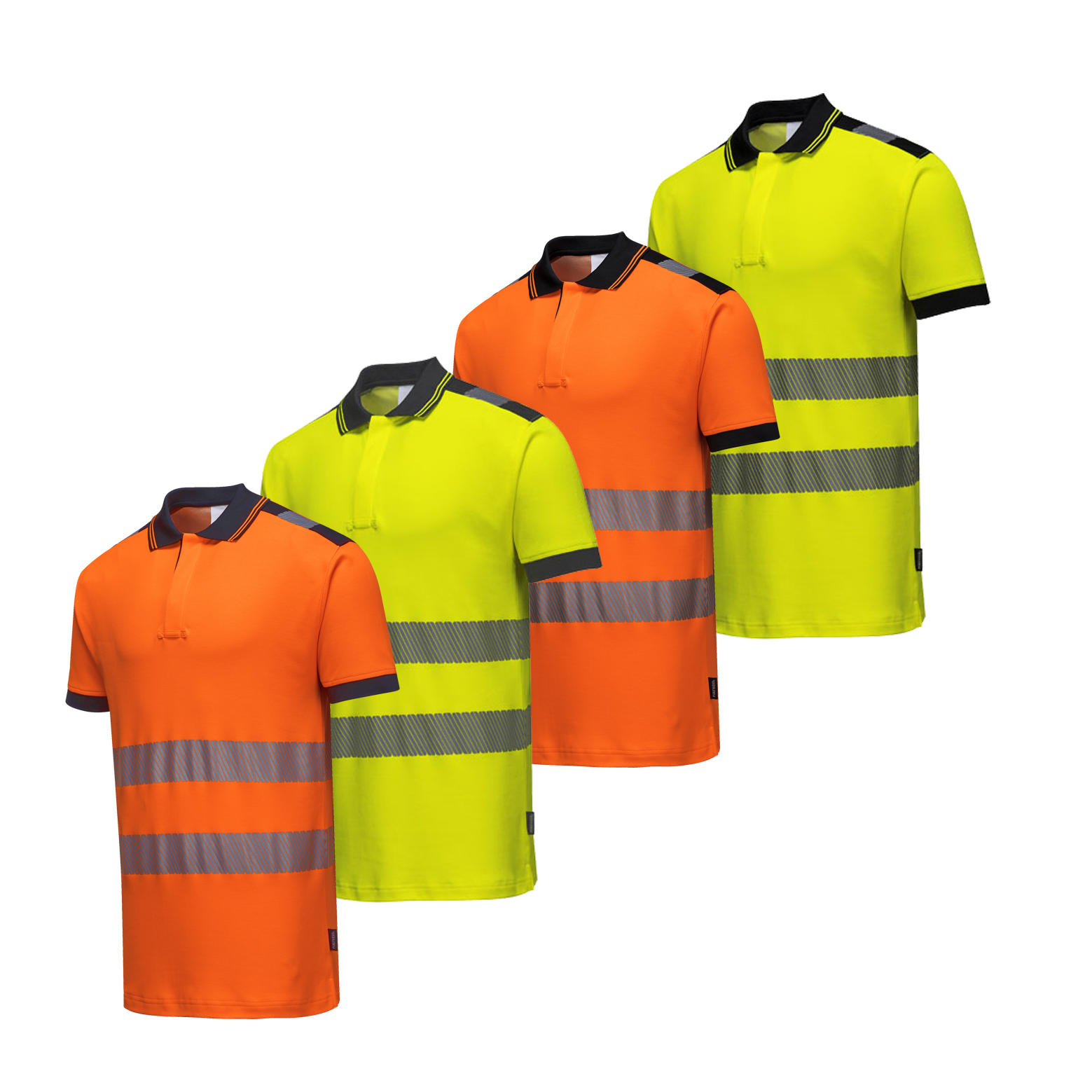 PW3 Warnschutz Polo-Shirt T180