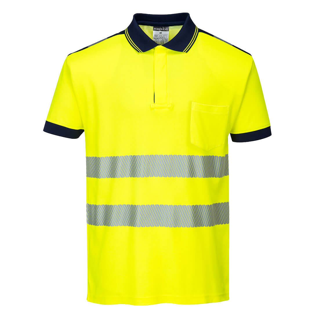 PW3 Warnschutz Polo-Shirt T180 – Bild 4
