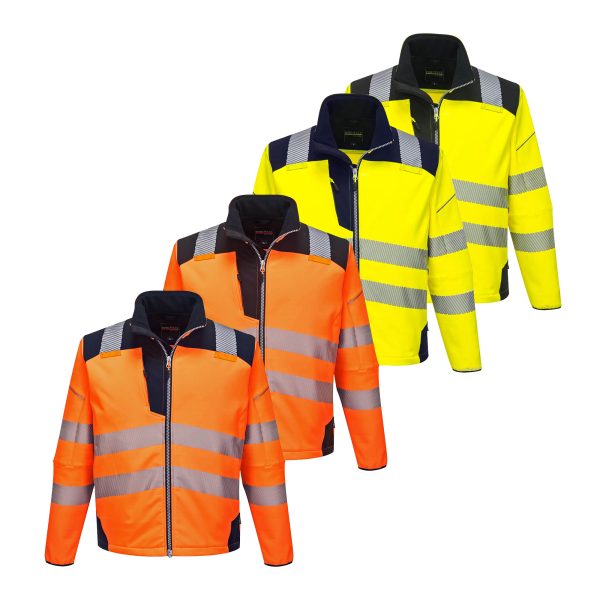 HI-viz Warnschutz Softshelljacke PW3