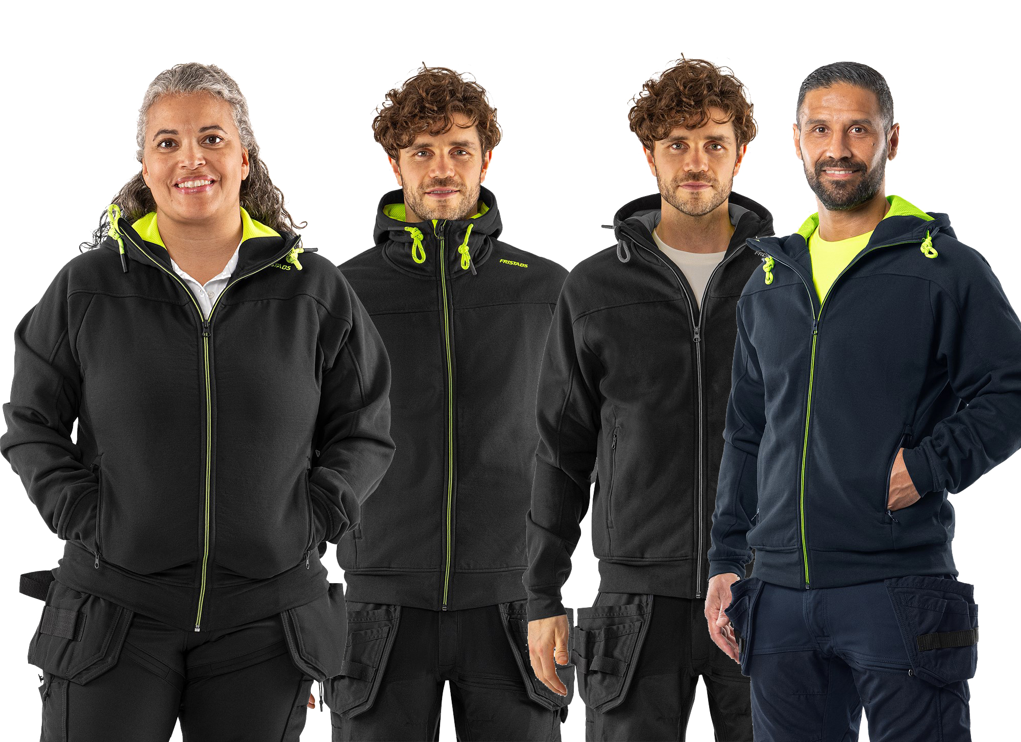 Fristads® Sweatshirt-Jacke mit Kapuze 7550 GSM – Bild 3