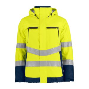 ProJob Winterjacke 6441 EN ISO 20471 gelb/marine