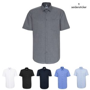 Seidensticker Regular Business Hemd Uni Kurzarm