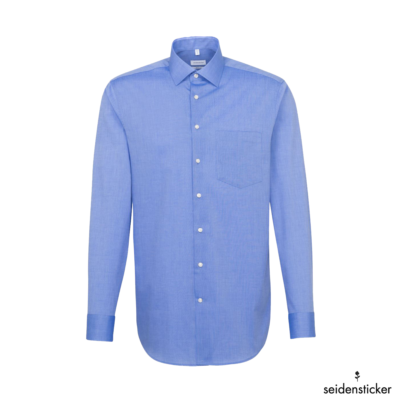Seidensticker Regular Business Hemd Uni Langarm – Bild 8