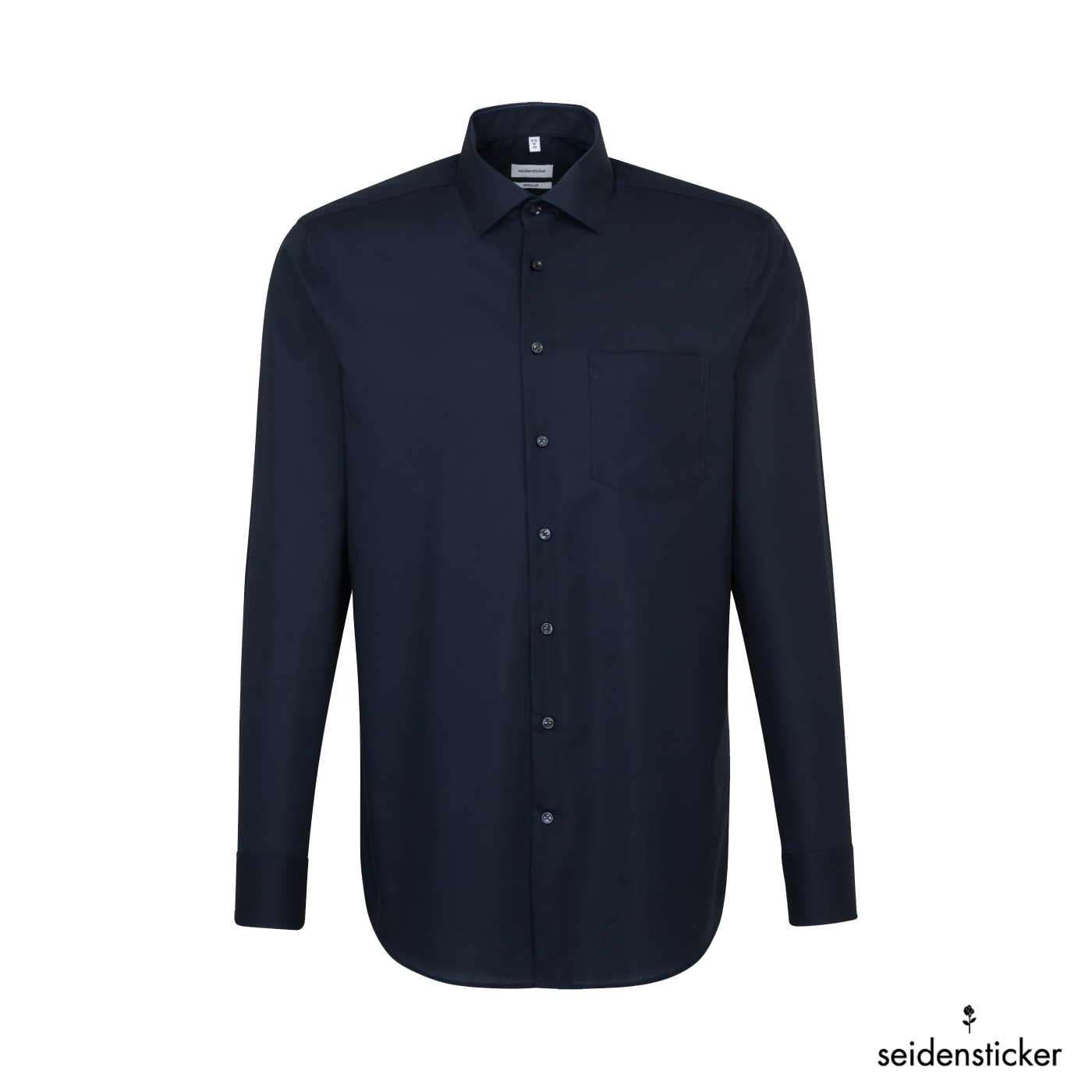 Seidensticker Regular Business Hemd Uni Langarm – Bild 9