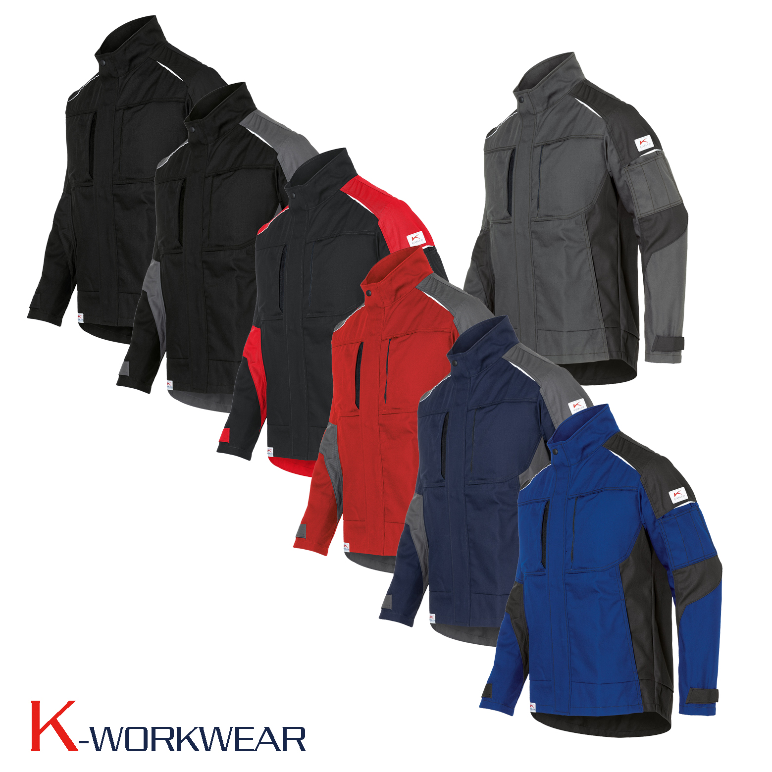Kübler® ACTIVIQ cotton+ Jacke 1250 | Ergonomische Arbeitsjacke