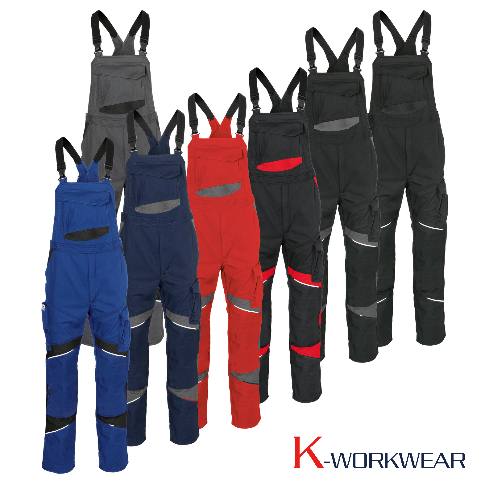 KÜBLER® ACTIVIQ cotton+ Latzhose 3450 | Arbeitslatzhose