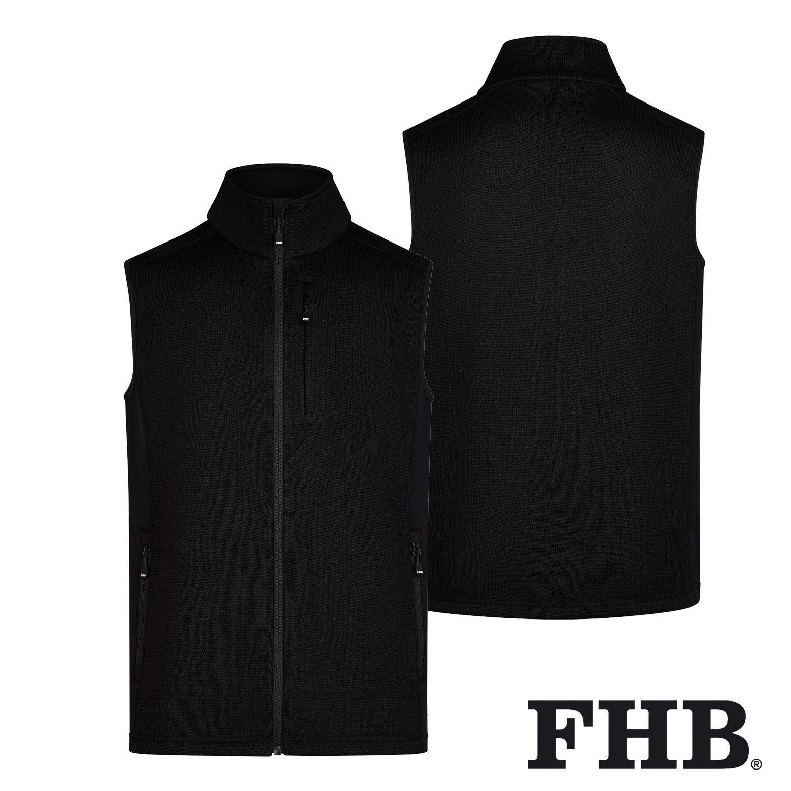FHB Herren-Strick-Fleeceweste ADDE - Warm, funktional & bequem