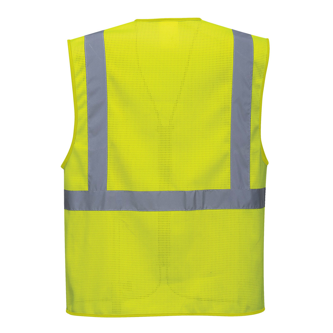 C376 Hi-Vis Mesh Weste Gelb | Atmungsaktiv & EN 20471 – Bild 3