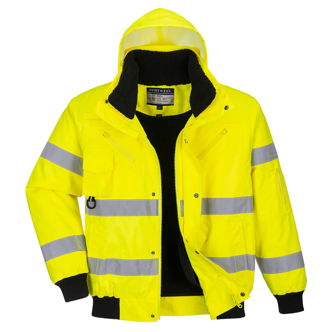 Portwest C467 Hi-Vis 3-in-1 Pilotjacke | Warnschutzjacke Gelb