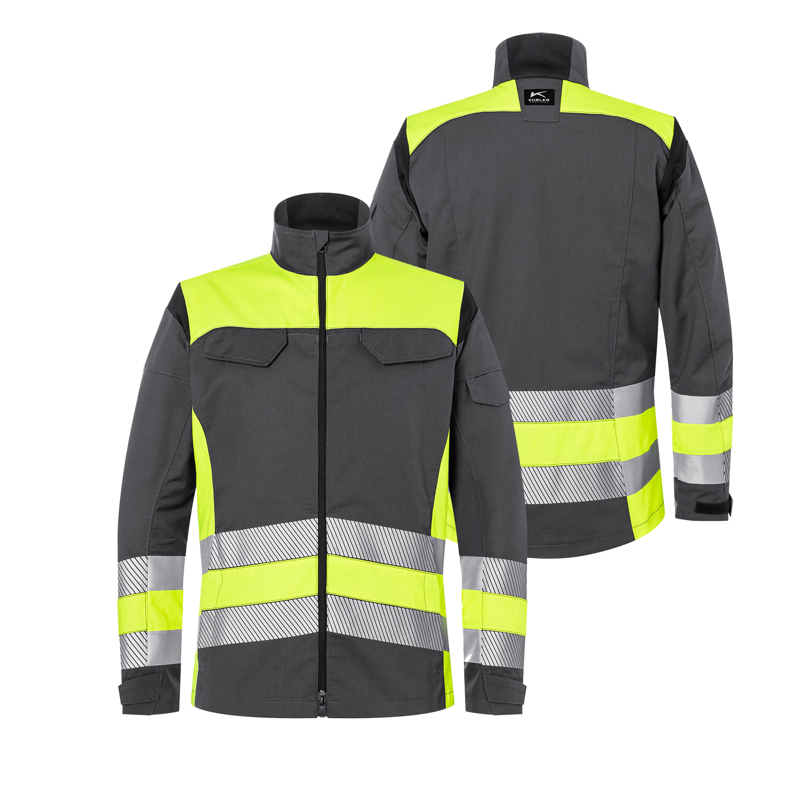 KÜBLER REFLECTIQ Jacke Klasse 1 – Warnschutz & Komfort – Bild 2
