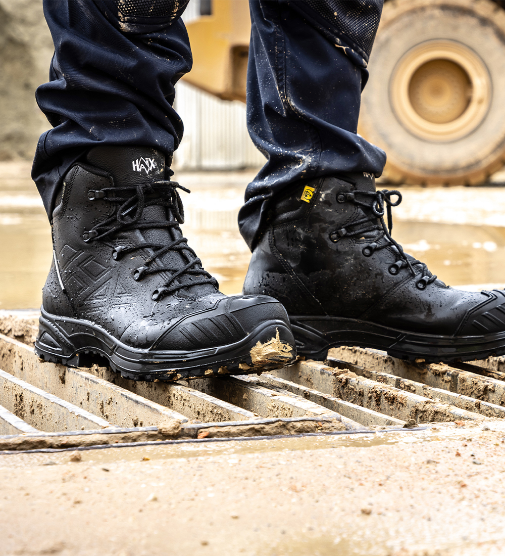 HAIX AIRPOWER XR 810 | S7 Sicherheitsstiefel Leder mit GORE-TEX® | schwarz – Bild 2