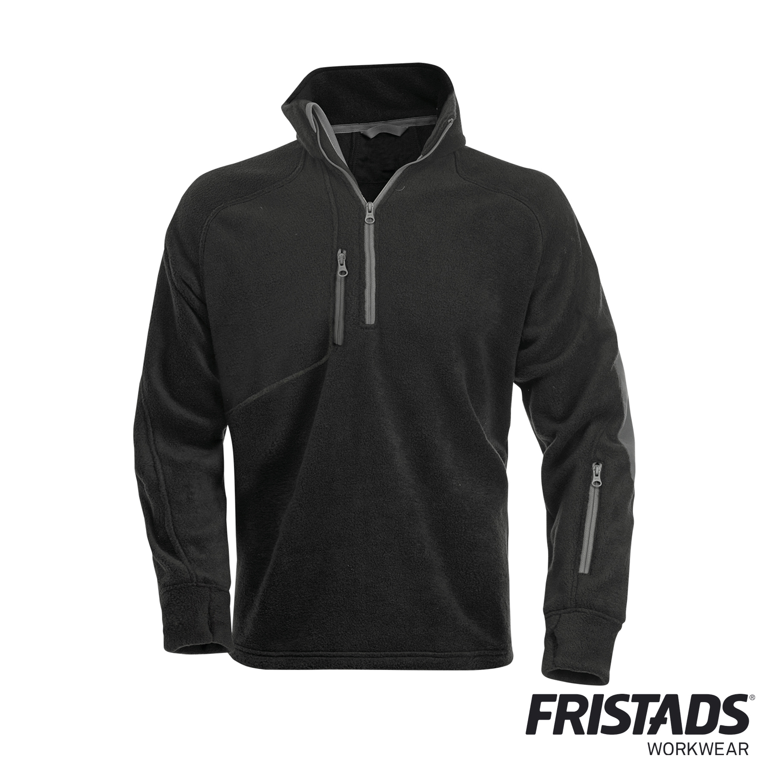 Fristads PRO SERVICE Fleecepullover | SCHWARZ *RP*