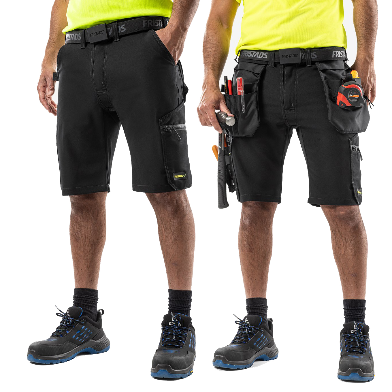 Fristads® Flex Handwerker-Shorts 2803 GHST | 4-Wege-Stretch & Flex-Lösung – Bild 3