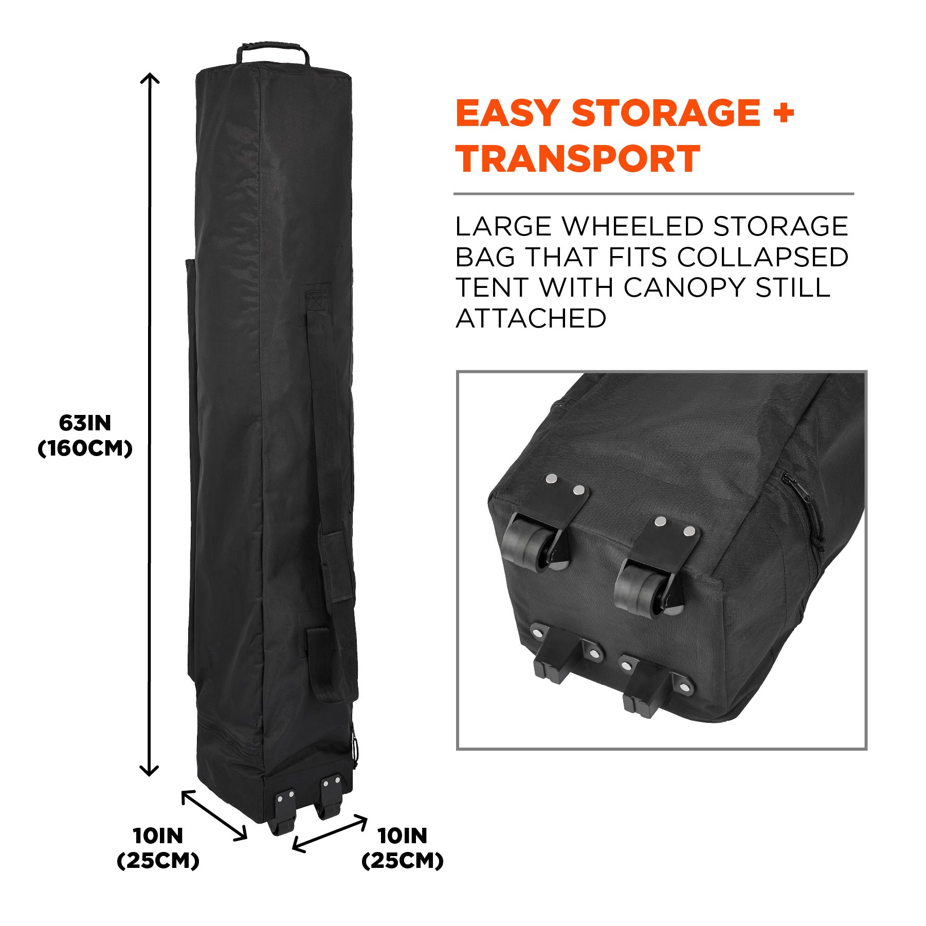 SHAX 6002 Pop-Up-Zelt 3x3 m lime | Profi Faltpavillon wasserdicht UV50+ – Bild 6