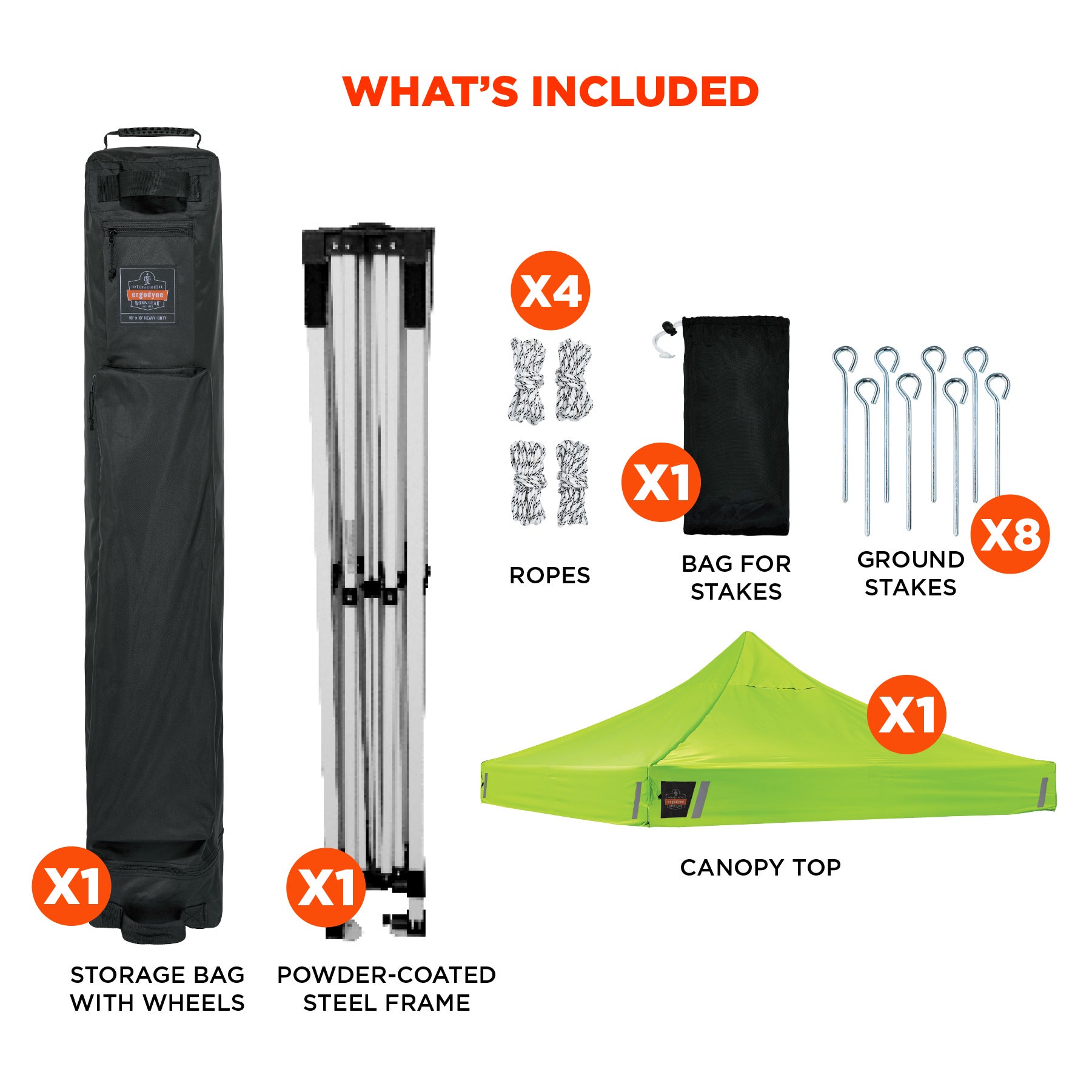 SHAX 6002 Pop-Up-Zelt 3x3 m lime | Profi Faltpavillon wasserdicht UV50+ – Bild 4