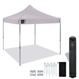 SHAX 6002 Pop-Up-Zelt 3x3 m weiss | Profi Faltpavillon wasserdicht UV50+