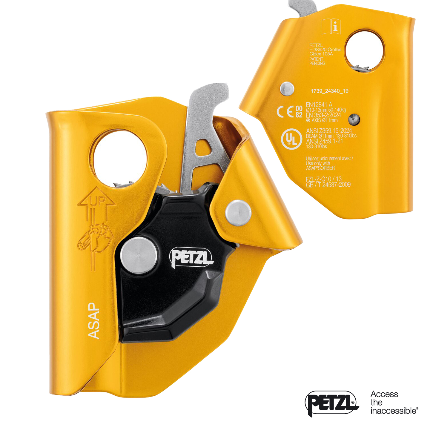 Petzl ASAP Auffanggerät | mitlaufend, kompakt & EN 353-2 zertifiziert