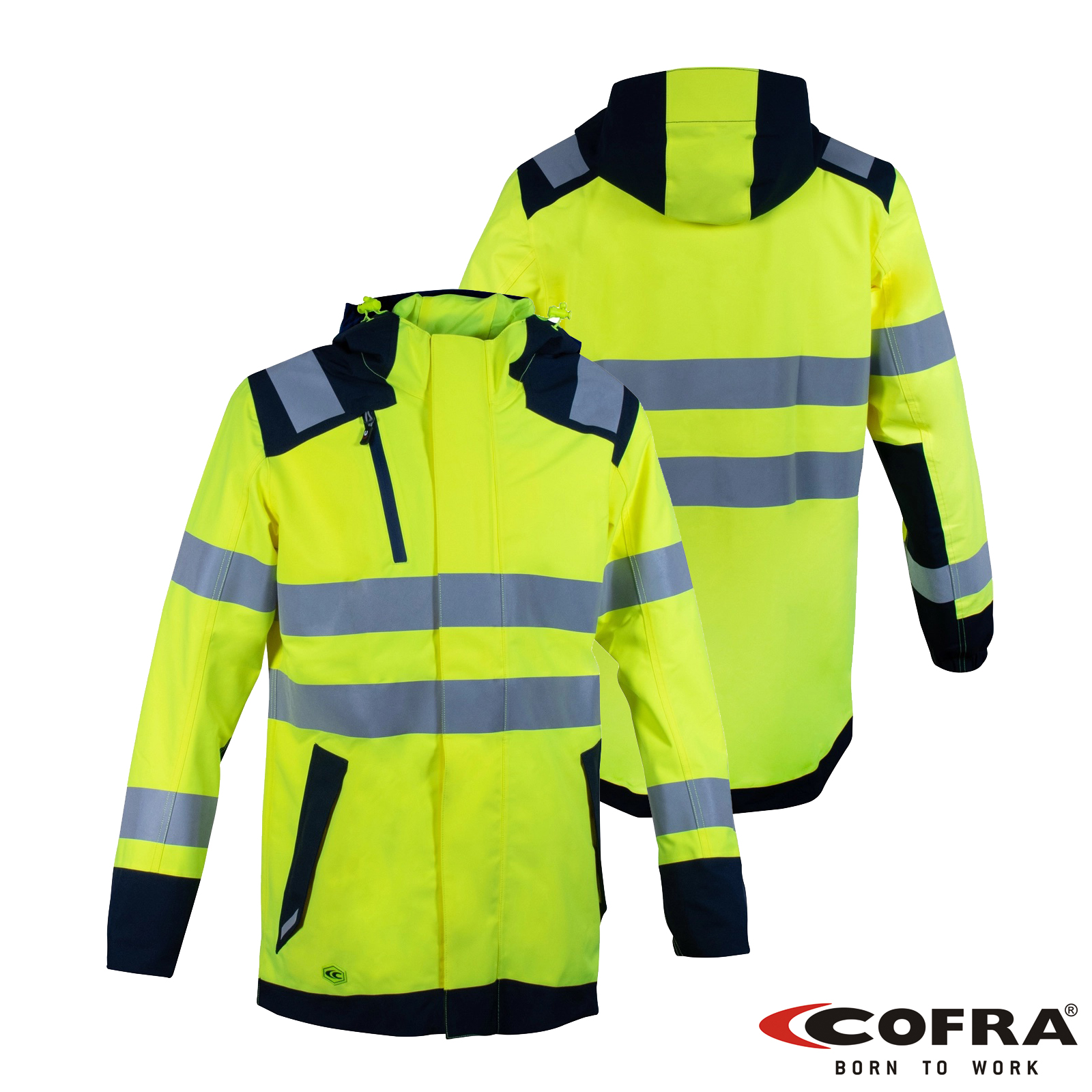 COFRA YATOVA Warnschutzjacke Kl.3 | wasserdicht & winddicht – Bild 2