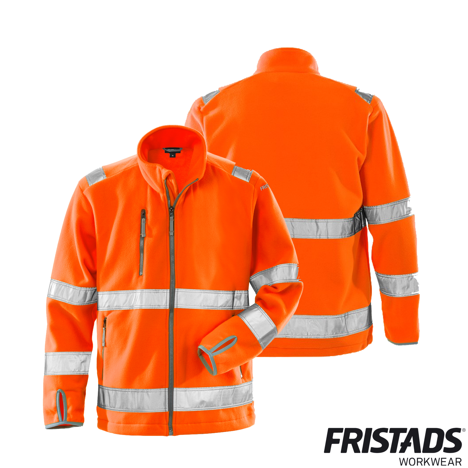 Fristads High Vis Fleecejacke 4400 FE | Warnschutz Fleecejacke Kl.3 – Bild 3