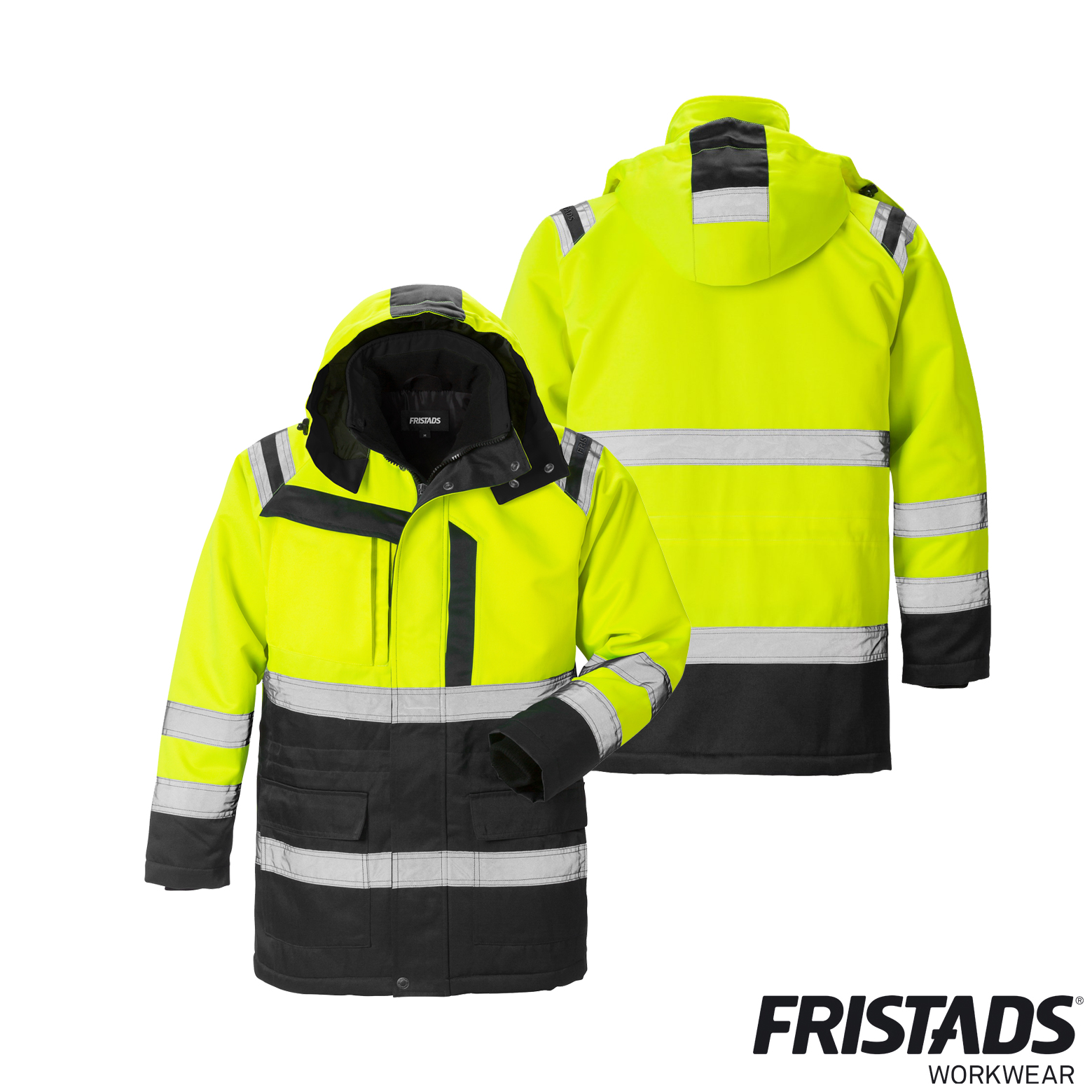 Fristads High Vis Winterparka 4042 PP | Warnschutz Winterjacke Kl.3 – Bild 2
