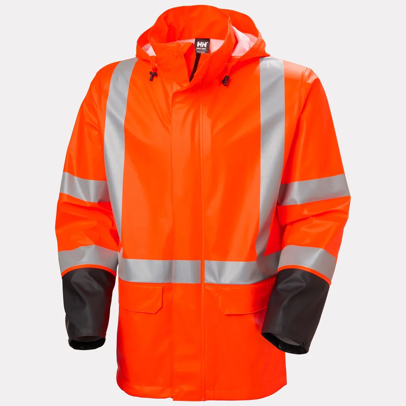 Helly Hansen Addvis Hi Vis Regenjacke | Warnschutz Klasse 2 – Bild 4