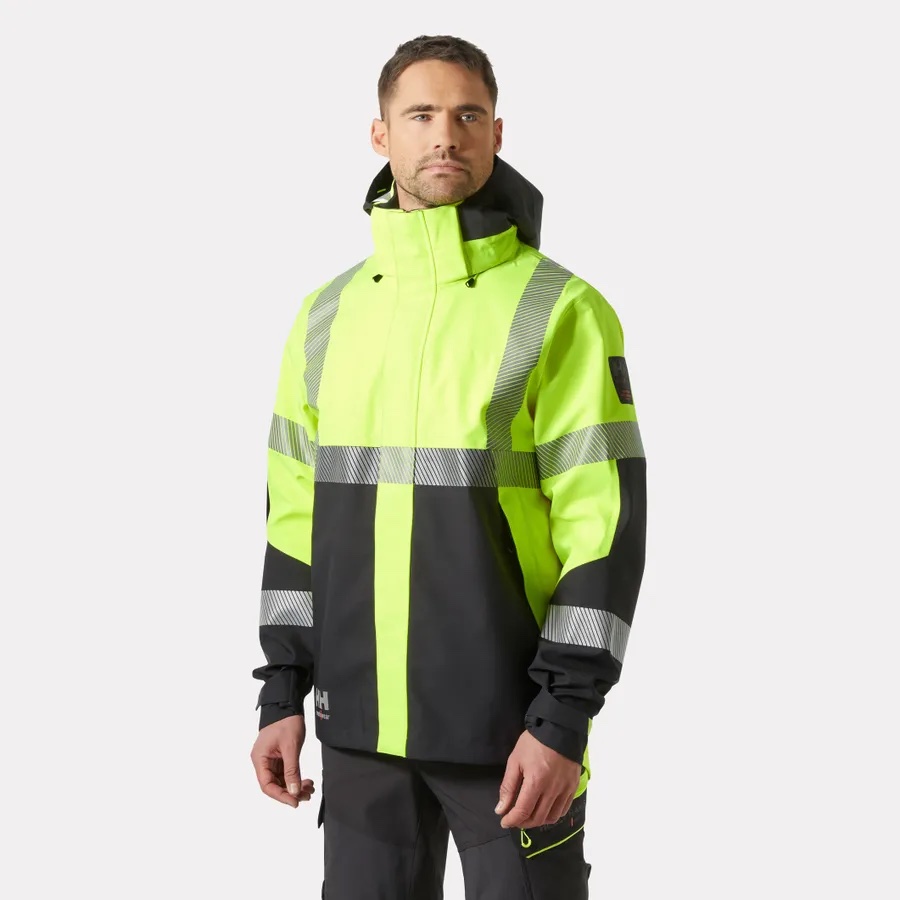Helly Hansen ICU Hi Vis Shelljacke 71172 | wasserdicht – Bild 5