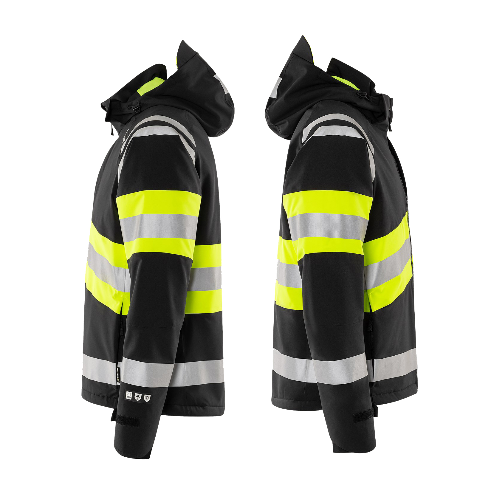 Fristads High Vis Green Stretch-Winterjacke Kl. 1, 4685 GLPS – Bild 5