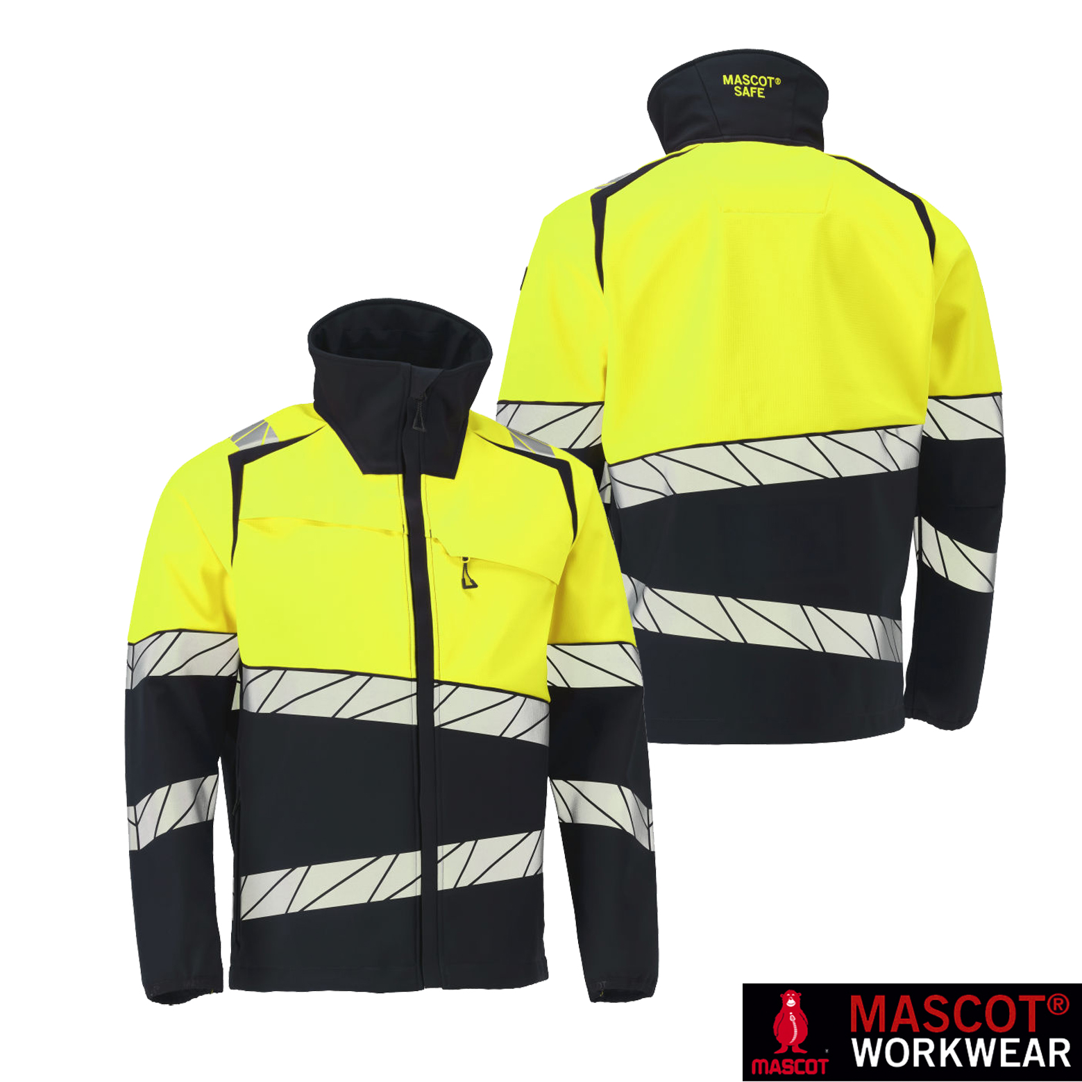MASCOT ACCELERATE SAFE Softshelljacke 25002 | EN ISO 20471 – Bild 9