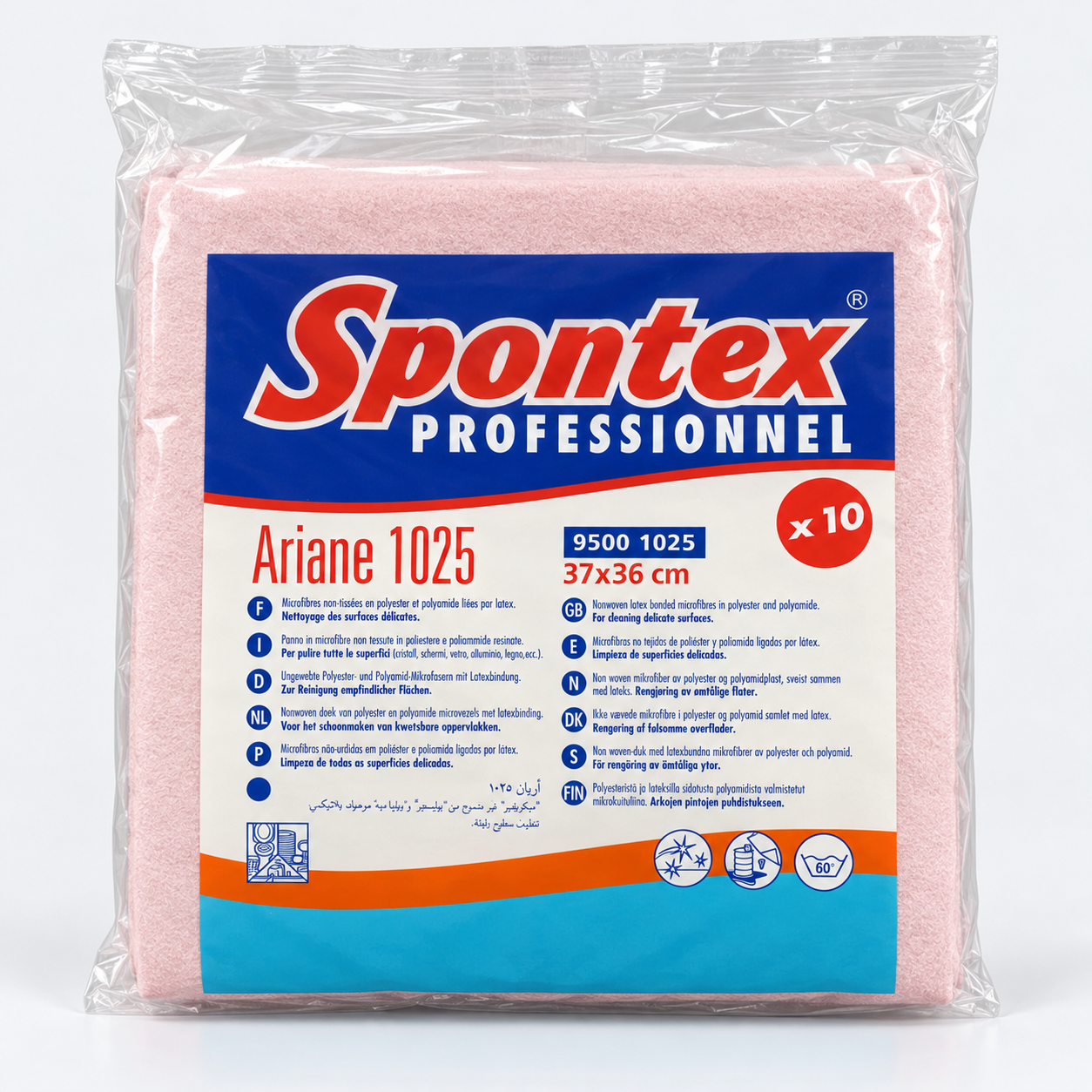 Spontex Ariane 1025 Rosé | Reinigungstücher 10 Stück *RP*